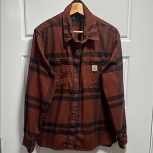Rust Rugged Flex Flannel